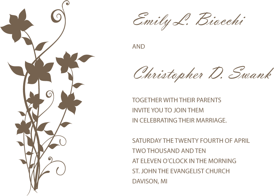 Weding Invitation